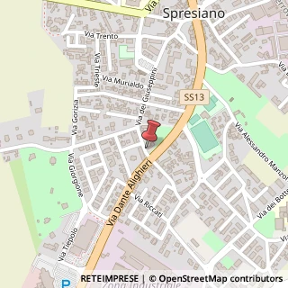 Mappa Via dei Giuseppini, 28, 31027 Spresiano, Treviso (Veneto)