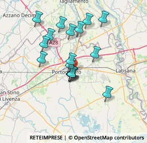 Mappa Via Sandro Botticelli, 30026 Portogruaro VE, Italia (6.04882)