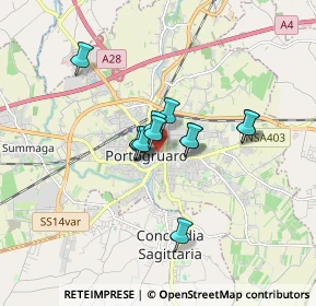 Mappa Via Valle Camillo, 30026 Portogruaro VE, Italia (1.11417)