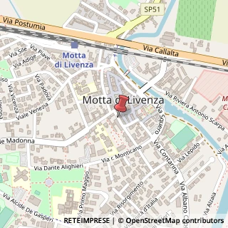 Mappa Via del Girone, 2/B, 31045 Motta di Livenza, Treviso (Veneto)