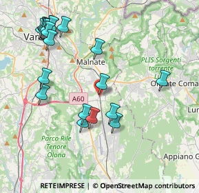 Mappa Vedano Olona, 21040 Vedano Olona VA, Italia (4.54)
