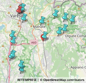 Mappa Vedano Olona, 21040 Vedano Olona VA, Italia (5.24667)