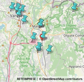 Mappa Vedano Olona, 21040 Vedano Olona VA, Italia (4.31357)
