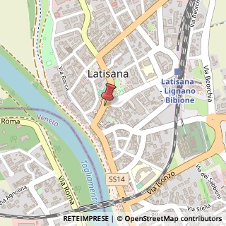 Mappa Via Vendramin, 58, 33053 Latisana, Udine (Friuli-Venezia Giulia)