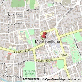 Mappa Via A. Serena, 5, 31044 Montebelluna, Treviso (Veneto)