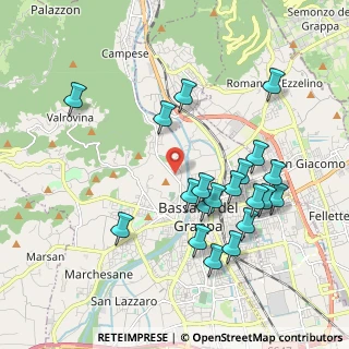 Mappa Via Madonnetta, 36061 Bassano del Grappa VI, Italia (1.9675)