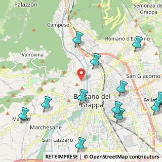 Mappa Via Madonnetta, 36061 Bassano del Grappa VI, Italia (2.92077)