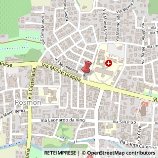 Mappa Via Monte Grappa, 57, 31044 Montebelluna, Treviso (Veneto)