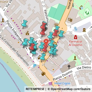 Mappa Piazza Duomo, 33053 Lignano Sabbiadoro UD, Italia (0.012)