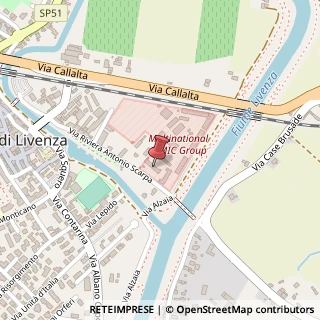 Mappa Via Riviera Antonio Scarpa, 75, 31045 Motta di Livenza, Treviso (Veneto)