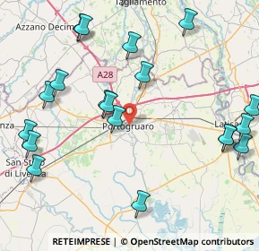 Mappa Via Piemonte, 30026 Portogruaro VE, Italia (10.2555)