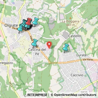 Mappa Via XXV Aprile, 22077 Olgiate Comasco CO, Italia (1.2675)