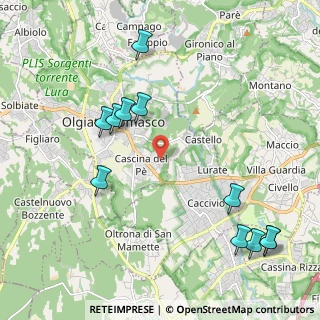Mappa Via XXV Aprile, 22077 Olgiate Comasco CO, Italia (2.47091)