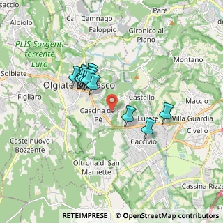 Mappa Via XXV Aprile, 22077 Olgiate Comasco CO, Italia (1.435)