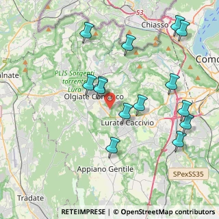 Mappa Via XXV Aprile, 22077 Olgiate Comasco CO, Italia (4.26214)