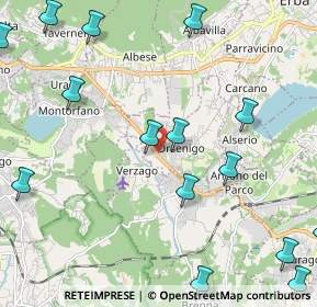 Mappa SP 342, 22030 Orsenigo CO (3.07824)
