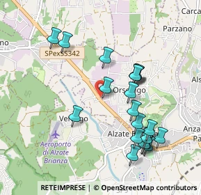 Mappa SS 342, 22030 Orsenigo CO (0.971)