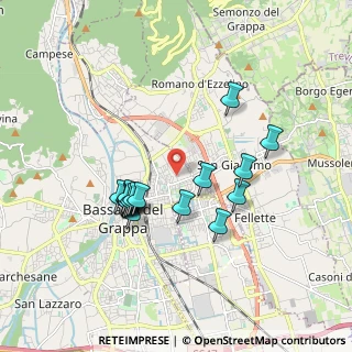 Mappa Via G. Cogo, 36061 Bassano del Grappa VI, Italia (1.61176)