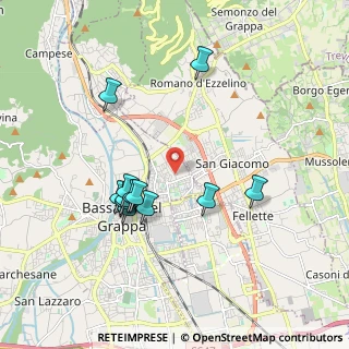 Mappa Via G. Cogo, 36061 Bassano del Grappa VI, Italia (1.73417)