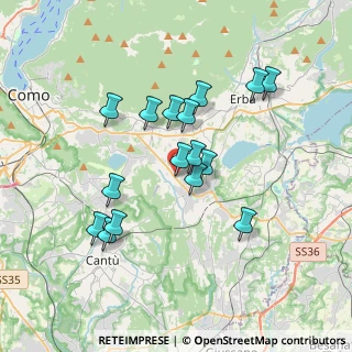 Mappa Via E. Fermi, 22030 Orsenigo CO, Italia (3.19063)