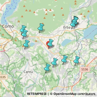Mappa Via E. Fermi, 22030 Orsenigo CO, Italia (4.43077)
