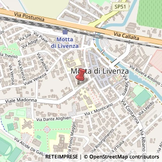 Mappa Borgo Gerolamo Aleandro, 26, 31045 Motta di Livenza, Treviso (Veneto)
