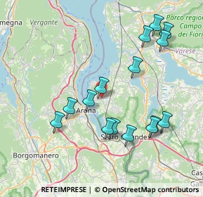 Mappa Via Torino, 21021 Angera VA, Italia (8.03733)