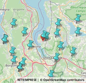 Mappa Via Torino, 21021 Angera VA, Italia (9.964)