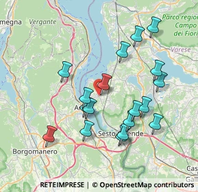 Mappa Via Torino, 21021 Angera VA, Italia (7.25167)