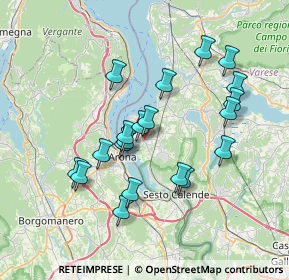 Mappa Via Torino, 21021 Angera VA, Italia (6.694)