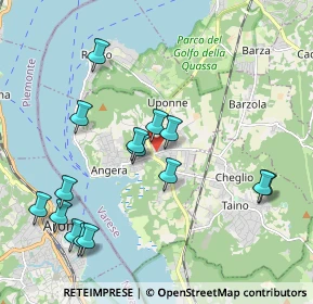 Mappa Via Torino, 21021 Angera VA, Italia (2.144)