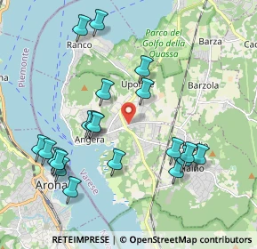 Mappa Via Torino, 21021 Angera VA, Italia (2.101)