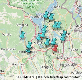 Mappa Via Torino, 21021 Angera VA, Italia (11.445)