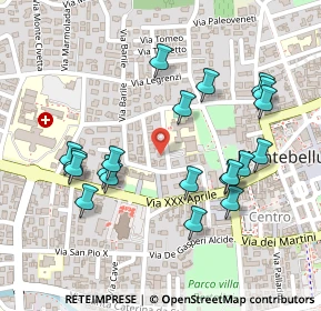 Mappa Via Colbe, 31044 Montebelluna TV, Italia (0.2475)