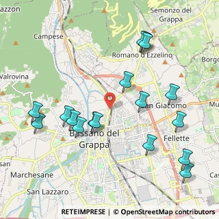 Mappa Via San Vito, 36061 Bassano del Grappa VI, Italia (2.26588)