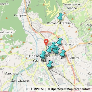 Mappa Via San Vito, 36061 Bassano del Grappa VI, Italia (1.58538)