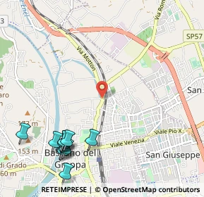 Mappa Via San Vito, 36061 Bassano del Grappa VI, Italia (1.40091)