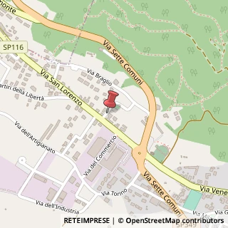 Mappa Via San Giorgio, 22, 36030 Caltrano, Vicenza (Veneto)