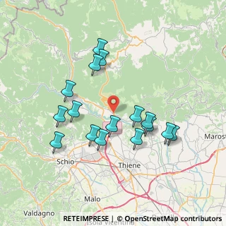 Mappa Via San Giorgio, 36030 Caltrano VI, Italia (7.01625)