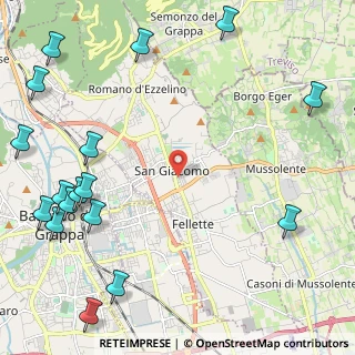 Mappa Via Silvio Pellico, 36060 Romano D'ezzelino VI, Italia (3.25882)