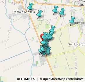 Mappa Via Bolivia, 33051 Aquileia UD, Italia (1.3075)