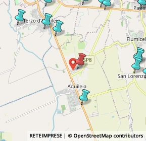 Mappa Via Bolivia, 33051 Aquileia UD, Italia (3.275)