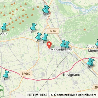 Mappa Via Giulio Pastore, 31044 Montebelluna TV, Italia (5.83385)