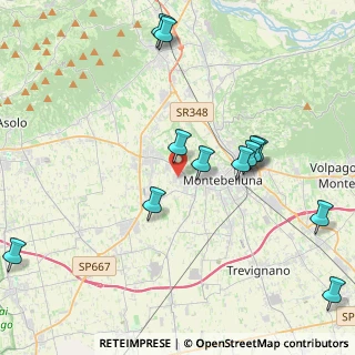 Mappa Via Giulio Pastore, 31044 Montebelluna TV, Italia (4.64)
