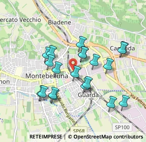 Mappa Via Montello, 31044 Montebelluna TV, Italia (0.8415)