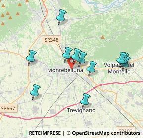 Mappa Via Montello, 31044 Montebelluna TV, Italia (3.62091)