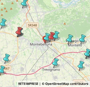 Mappa Via Montello, 31044 Montebelluna TV, Italia (5.59176)
