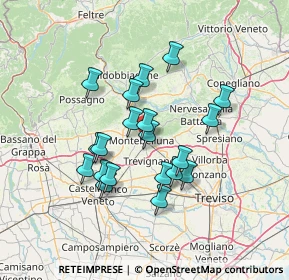 Mappa Via Montello, 31044 Montebelluna TV, Italia (11.637)