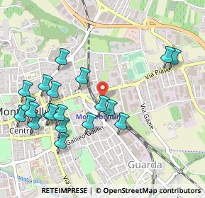 Mappa Via Montello, 31044 Montebelluna TV, Italia (0.551)