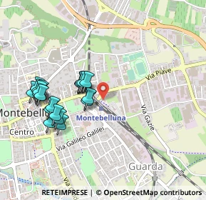 Mappa Via Montello, 31044 Montebelluna TV, Italia (0.463)